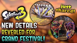 New Grand Festival Details JUST Revealed  Splatoon 3 News [upl. by Naliorf466]