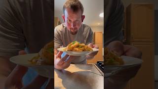 Leftovers Cajun Shrimp Pasta shorts protein pasta shrimp [upl. by Eisnyl]