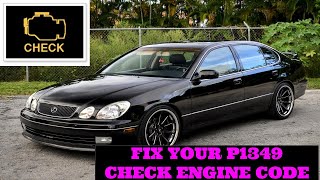 Lexus GS300  How to fix a P1349 Check Engine Code quickly and easily [upl. by Rochus590]