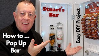 Easy Fun Pop Up Home Bar Build for Parties [upl. by Luane]