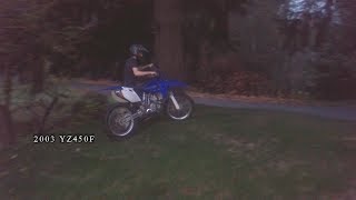 YZ450F backfire fix [upl. by Anrahs]