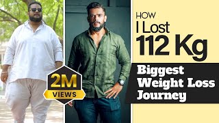 Biggest Fat Loss Transformation Story Junaid Jamadar I How I Lost 112 Kg I Fat to Fit  OMH [upl. by Helbona]