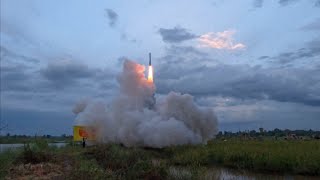 Farang Esan  Kalasin Thailand  Baang Fai Festival Full Rocket Launches 🚀🎇 [upl. by Pantia]