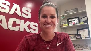 Courtney Deifel previews Arkansas Softballs fall schedule [upl. by Beatty96]