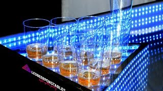 Infinity Glow  LED Beer Pong Party Table [upl. by Oech]