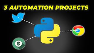 3 PYTHON AUTOMATION PROJECTS FOR BEGINNERS FULL TUTORIAL [upl. by Petit]