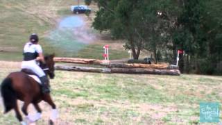 Rachel Dargue riding Ea Artemis 349 Intro Wandin Park Horse Trials 2013 [upl. by Cointon383]