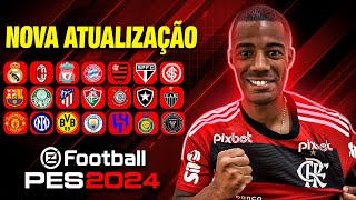 🎮 PES 2024 no XBOX 360 Nova Atualização  TIMES QUE SUBIRAM E CAIRAM NOVA NARRAÇÃO EUROPA e mais [upl. by Edmea78]