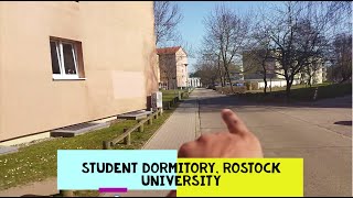 Student dormitory in Rostock University Studentenwohnheim for RostockWismar University Hindi [upl. by Ailam185]