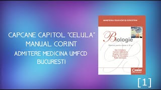 Detalii CELULA  ADMITERE MEDICINA CORINT 1 [upl. by Ontina]