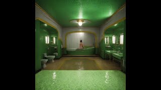 The Shining Green Bathroom Room 237 Renderable PBR [upl. by Fisken]