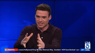 Richard Madden Talks James Bond Rumors GOT Reunion and New Hit Show quotBodyguardquot [upl. by Emmalee]