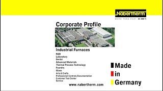 Nabertherm Company Video [upl. by Lleirbag]