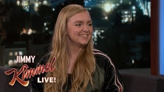 Elsie Fisher on Starring in Movie Eighth Grade [upl. by Aiuqes459]