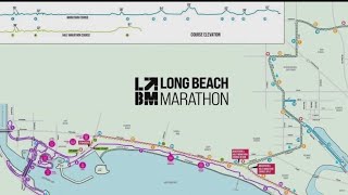 Residents brace for Long Beach Marathon [upl. by Allenrad]