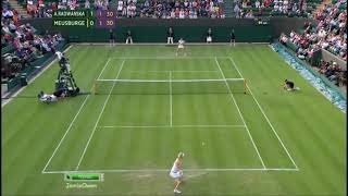 Agnieszka Radwanska vs Meusburger Wimbledon 2013 R1 [upl. by Ja]