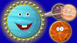 Planeten Lied  Lernen Planeten  Planets Song For Kids  Solar System Song  Educational Rhyme [upl. by Rhody]