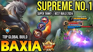 BAXIA BEST BUILD 2024  TOP GLOBAL BAXIA GAMEPLAY  MOBILE LEGENDS✓ [upl. by Egas575]