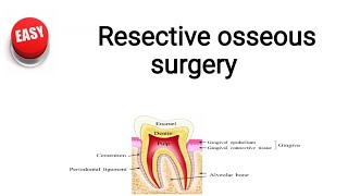 Resective osseous surgery [upl. by Air]