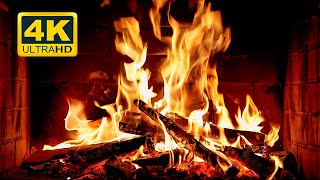 🔥 FIREPLACE 4K 12 HOURS Cozy Fireplace with Crackling Fire Sounds Fireplace 4K UHD 60FPS [upl. by Remat]