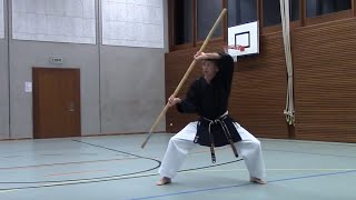 Kobudo Bo Kata Choun No Kon [upl. by Hainahpez]