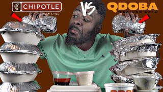 The ULTIMATE Taste Test  Chipotle Vs Qdoba [upl. by Lodovico]