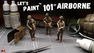 How to Paint US WWII Paratroopers  135 Scale Figure Tutorial pt 1 [upl. by Yeslrahc72]