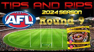 AFL Round 9  Tips and Rips  AFL 2024 Season [upl. by Ilek]