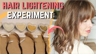 Im trying 8 home methods of hair lightening See which one is the most effective [upl. by Aliuqaj]