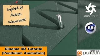 Pendulum Animation Cinema 4D Tutorial [upl. by Apicella]