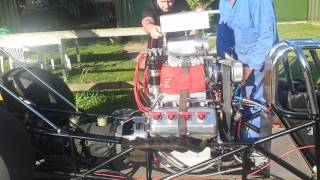 Daimler 25 V8 quottop fuelquot dragster [upl. by Baoj]