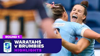 NSW Waratahs v Brumbies Highlights  Round 1  Super Rugby Womens 2024 [upl. by Russian]