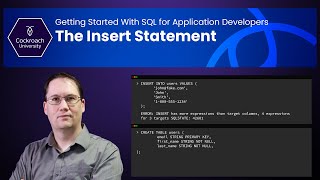 The Insert Statement  Getting Started With SQL for Application Developers [upl. by Mccarty508]