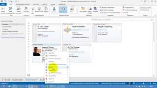 Outlook  Kontakte über Skype anrufen [upl. by Stolzer]