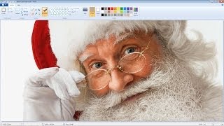 Unbelievably Realistic Microsoft Paint Art  Santa Claus Speed Painting Time Lapse [upl. by Rehptsirhc904]