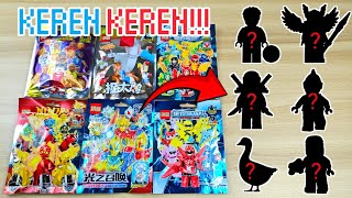 UNBOXING BERBAGAI MACAM MYSTERY PACK LEGO Unofficial  Bagus ternyata lego kw nya [upl. by Solange587]