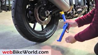 Snapjack Portable Motorcycle Lift Jack [upl. by Ynohtnad834]