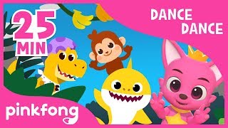 Baby Shark Dance and more  Dance Dance Pinkfong  Compilation  Pinkfong Songs for Children [upl. by Aw]