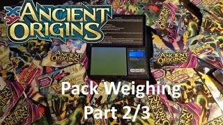 Pokemon Ancient Origins Pack Weighing Tutorial  Part 23 [upl. by Verneuil384]