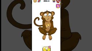 O que falta para o macaco no jogo Braindom Draw puzzle [upl. by Enela]