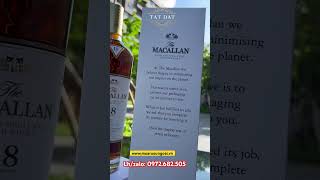 Rượu Macallan 18 Sherry Oak Cask UK wine whisky macallan18sherry macallan [upl. by Eilime]