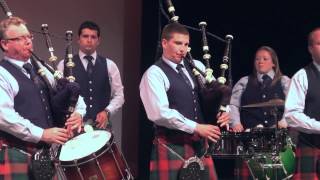 78th Fraser Highlanders Pipe Band at the 2013 Alma Highland Festival [upl. by Gruchot724]