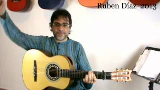 Almoraima Step by Step 16 Ruben Diaz Andalusian Flamenco Guitar Lessons  Paco de Lucias Technique [upl. by Joette]