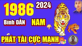 Tử vi 2024  Nam Bính Dần sinh năm 1986 trong năm 2024 Vận hạn Nam Bính Dần [upl. by Nella]