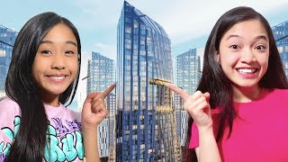 NEW YORK LUXURY APARTMENT TOUR  KAYCEE amp RACHEL in WONDERLAND FAMILY [upl. by Ruffina]