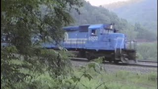 Conrail and Amtrak at Horseshoe Curve in 1994 [upl. by Lunn243]