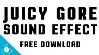 Gore BODY OPENING SOUND EFFECT  Free Flesh  Guts  Blood SFX Download [upl. by Macey]