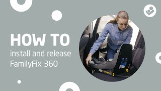 MaxiCosi I FamilyFix 360 I How to install and rotate the MaxiCosi FamilyFix 360 base in the car [upl. by Defant]