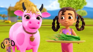 Gaiya Meri Gaiya Rhyme गैया मेरी गईया Cow Song and More Nursery Poems for Kids [upl. by Akihc]