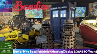 Doctor Who Beaulieu Motor Museum Display 2024 60 Years [upl. by Dyol]